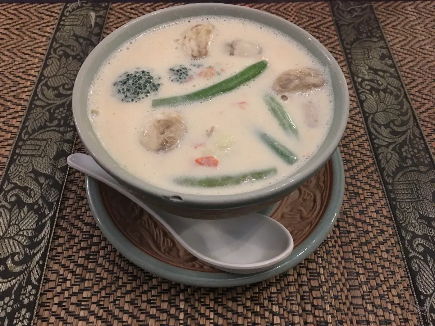 Tom Kha, kokossuppe